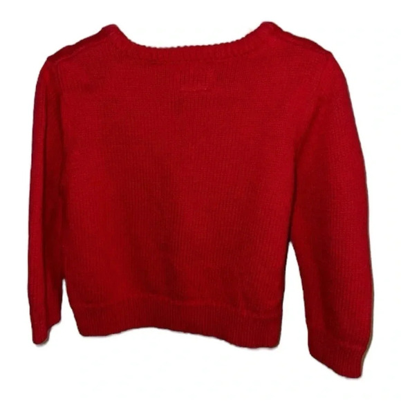 OshKosh B'Gosh Boys Red Train Sweater Size 18m - Picture 2 of 3